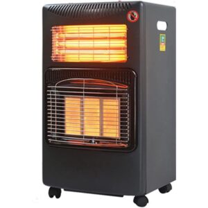 Estufa dual con Gas Butano y Calefactor eléctrico